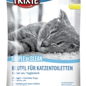TRIXIE Katzentoilettenbeutel L (46 x 59 cm) 10 Stück Rabatt